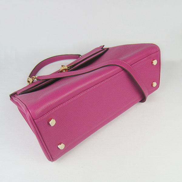 High Quality Hermes Kelly 35cm Togo Leather Bag Peach 6308